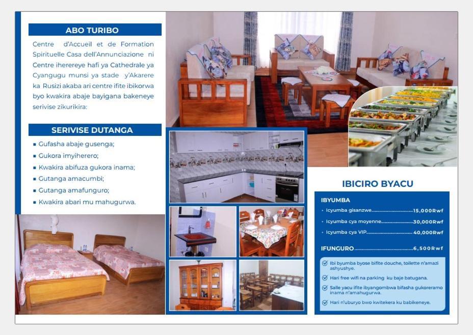 Centre D'Accueil Casa Dell'Annunciazione Rusizi- Kamembe- Cyangugu -Rwanda Bed & Breakfast Bagian luar foto